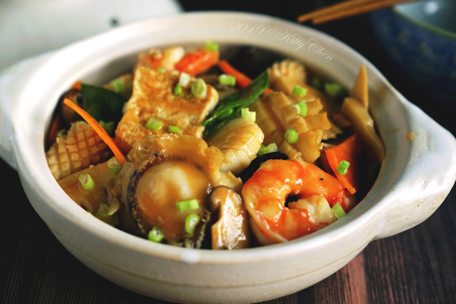 海鲜豆腐煲